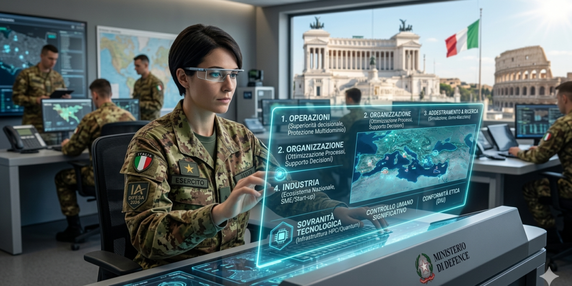 IA e Difesa, la strategia italiana: sovranità e controllo umano
