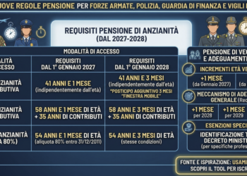 Pensioni Comparto Difesa e Sicurezza: Cosa Cambia dal 2027