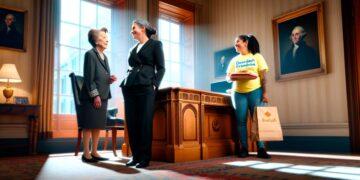 Trump ordina McDonald’s e per la prima volta arriva una rider allo Studio Ovale