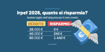 Irpef 2026, taglio al secondo scaglione: cosa cambia per i contribuenti