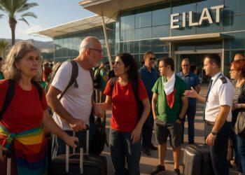Attivisti italiani espulsi da Israele: rientro previsto in serata