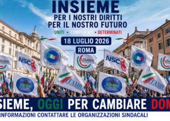 USAMI al TG3: il 18 luglio i sindacati militari in piazza a Roma