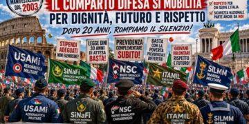 Militari in piazza per dignità e diritti: USAMI SPIEGA «Manifestare è legittimo, nessuno può minacciarci di sanzioni»