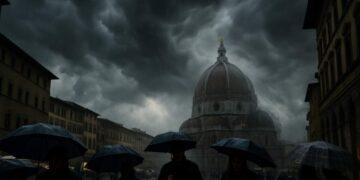 Allerta meteo: temporali e grandine minacciano il Centro-Nord