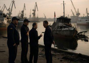 Attacchi russi colpiscono il porto di Mykolaiv: due morti e navi danneggiate