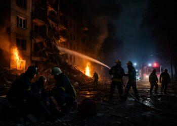 Attacco Notturno a Kiev: Missili Russi Causano Vittime