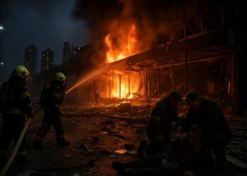 Attacco notturno in Ucraina: colpita Kyiv, almeno un morto