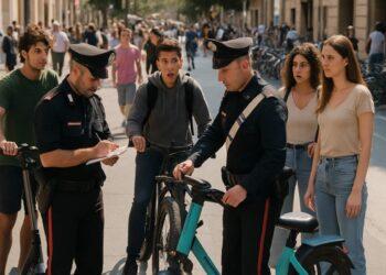 Bari: Controlli a tappeto su bici elettriche e monopattini