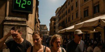Caldo record in Italia: bollini rossi in aumento
