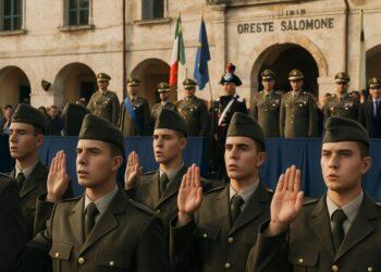 Giuramento solenne per i nuovi soldati del 17° Reggimento “Acqui”