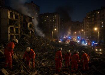 Kiev sotto attacco: devastazione e vittime in un raid senza precedenti