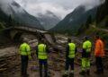 Maltempo al Parco dello Stelvio: crolla un ponte, strada bloccata