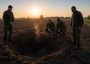 Missile russo in Polonia: cratere e tensioni NATO