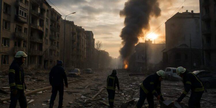 Attacco devastante su Kiev: 15 morti e decine di feriti