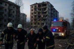 Attacco missilistico su Kiev: devastazione e vittime