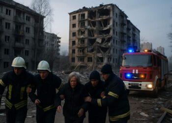 Attacco missilistico su Kiev: devastazione e vittime