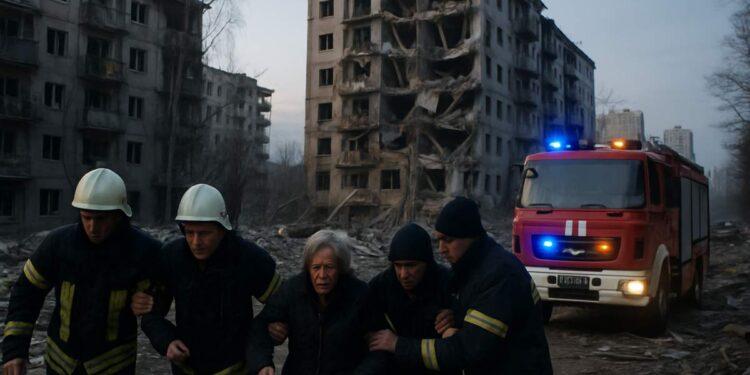 Attacco missilistico su Kiev: devastazione e vittime