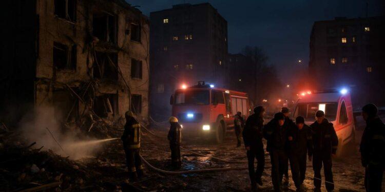 Attacco notturno su Kiev: colpito il distretto di Brovary