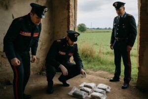 Blitz a Ladispoli: scoperta prigioniera e arsenale di droga