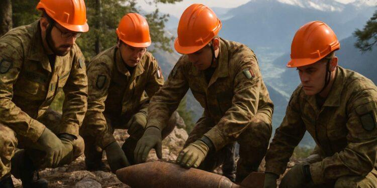 Bonifica ordigni in alta quota: l'Esercito in azione in Trentino-Alto Adige