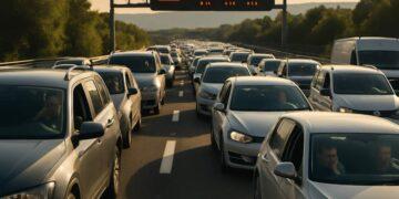 Controesodo, traffico intenso e gasolio oltre 2,20 euro al litro