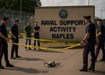 Drone sorvola la base Usa di Gricignano: indagini in corso