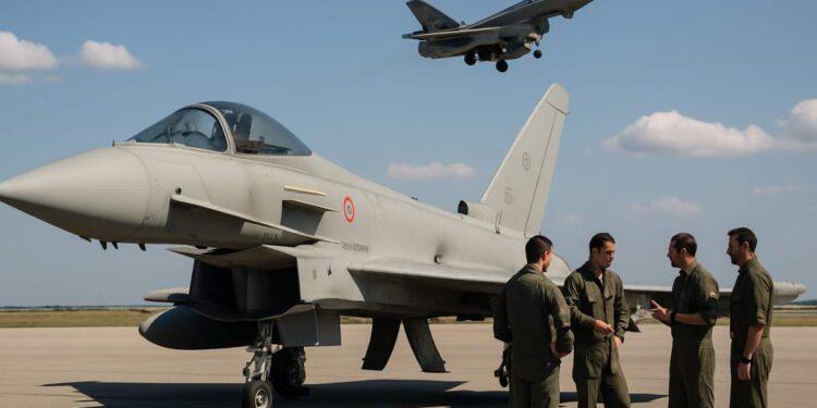 Eurofighter italiani, supporto alla Romania contro i droni