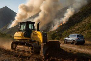 Genio militare in azione contro incendi in Abruzzo