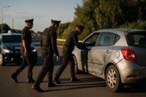 Inseguimento sulla Statale 554: auto rubata contro pattuglia, ferito un carabiniere
