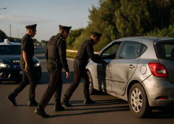 Inseguimento sulla Statale 554: auto rubata contro pattuglia, ferito un carabiniere