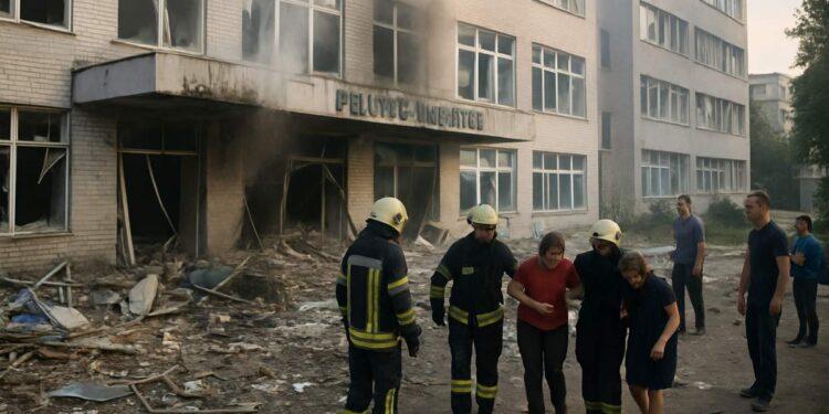 Kiev sotto attacco, missili russi colpiscono ospedale pediatrico