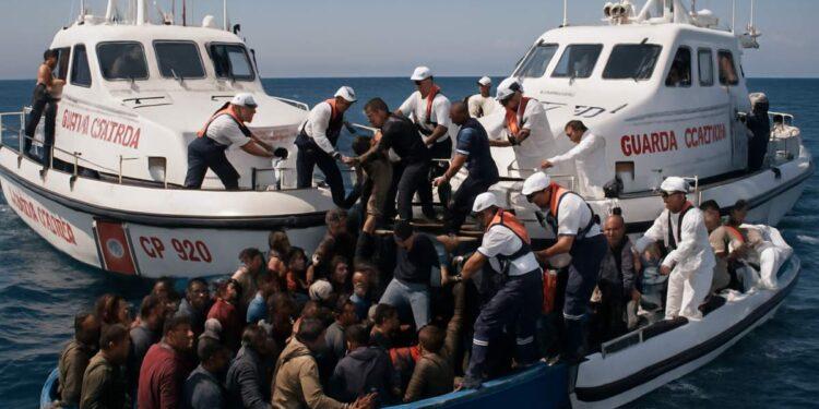 Lampedusa, 37 migranti soccorsi da Guardia Costiera e Frontex