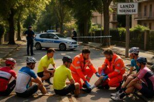 Lanzo Torinese, auto contro ciclisti: quattro feriti, indagini in corso