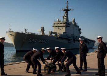 Nave San Marco, addestramento in Grecia per allievi marescialli