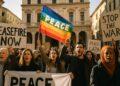 Raid israeliani su Gaza, proteste a Vicenza per la pace