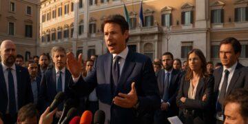 Tensioni nel centrosinistra: Conte sfida il Pd sulle armi a Kiev