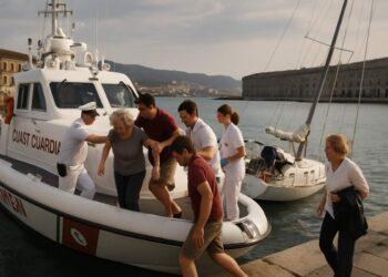Trieste, yacht affonda: salvati dieci turisti