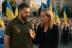 Ucraina, 35 anni di indipendenza: Zelensky e Meloni ribadiscono il sostegno