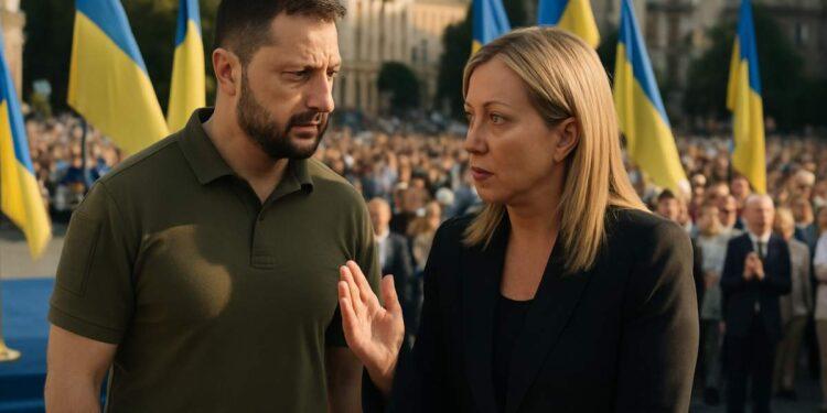 Ucraina, 35 anni di indipendenza: Zelensky e Meloni ribadiscono il sostegno