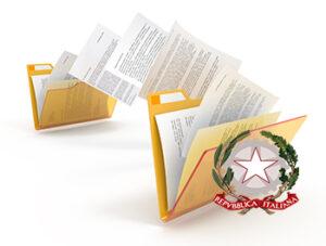 Documents moving.