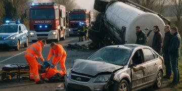Alessandria, incidente mortale sulla Statale 211: un giovane perde la vita