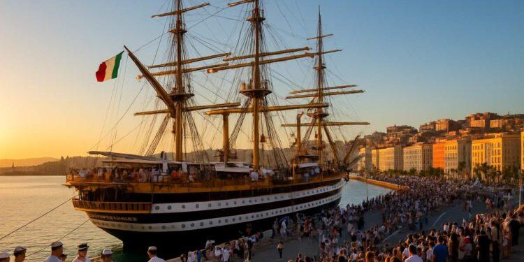 Amerigo Vespucci, sosta a Cagliari dal 13 settembre