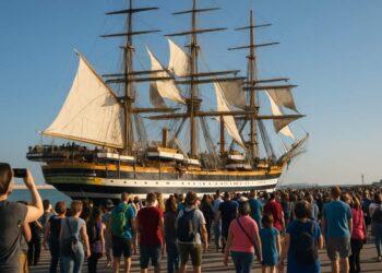 Amerigo Vespucci, tappa a Cagliari: attesi 10.000 visitatori