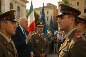 Brigata Sassari, rientro dal Libano: cerimonia con Crosetto e Portolano