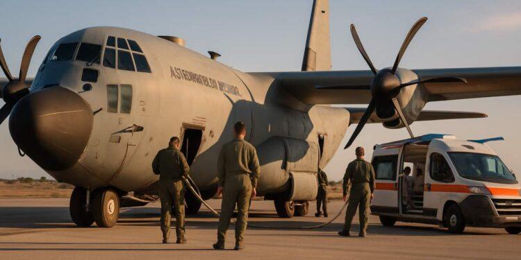 C-130J Aeronautica Militare, volo urgente da Bari a Padova