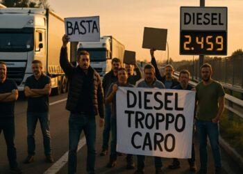 Carburanti, diesel a 2,459 euro: proteste in autostrada