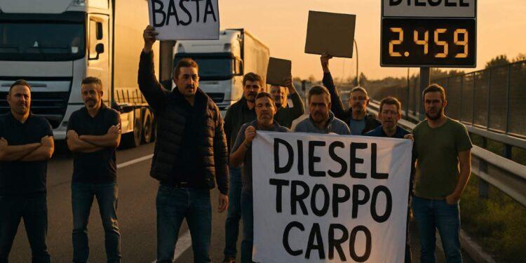 Carburanti, diesel a 2,459 euro: proteste in autostrada