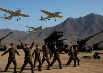 Corea del Nord, esercitazione con droni e missili a settembre