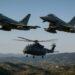 Eurofighter in azione, elicottero scortato tra Prato e Firenze