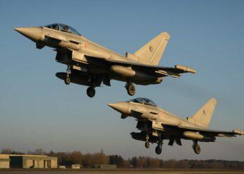 Eurofighter italiani in azione, intercettati jet russi in Lituania